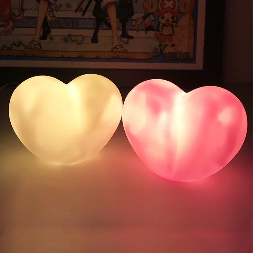 Yellow Desk Setup - Criativo amor coração led lâmpada 3d