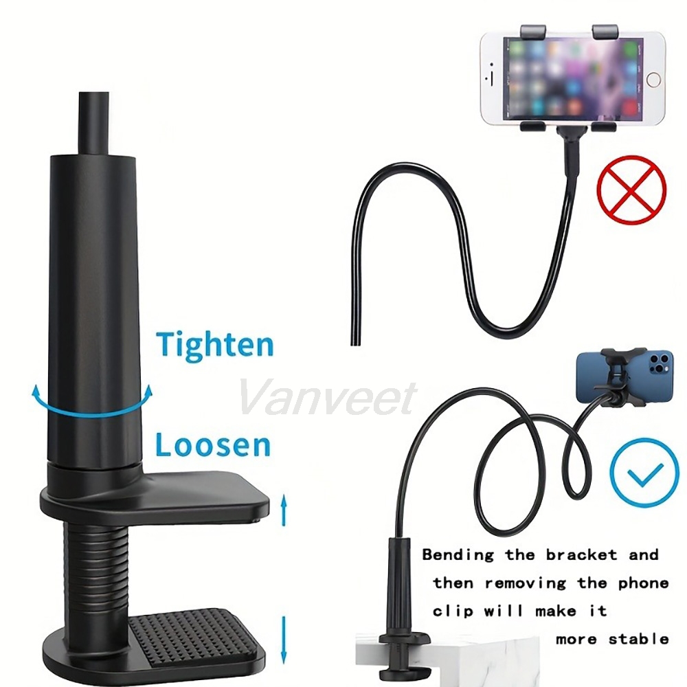 Desk Setup Stand - 360 ° Suporte Flexível Portátil para