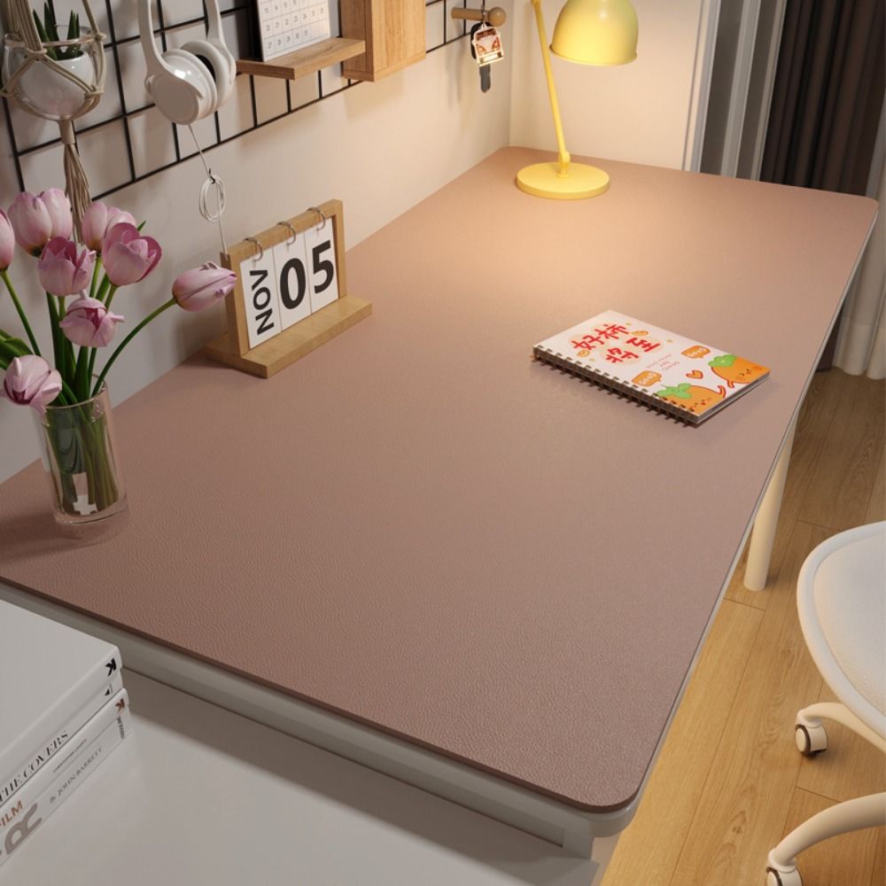 Yellow Desk Setup - Tapete de mesa de estudante de