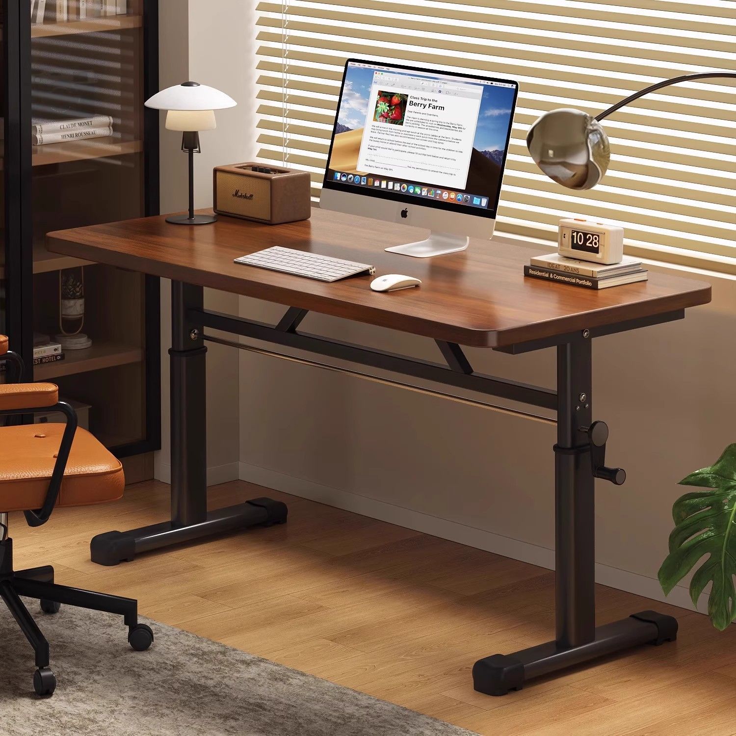 Desk Setup Ideas - Mesa de Computador Moderna Simples com