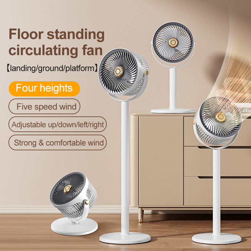Desk Setup Home - Ventilador de chão com recarga por