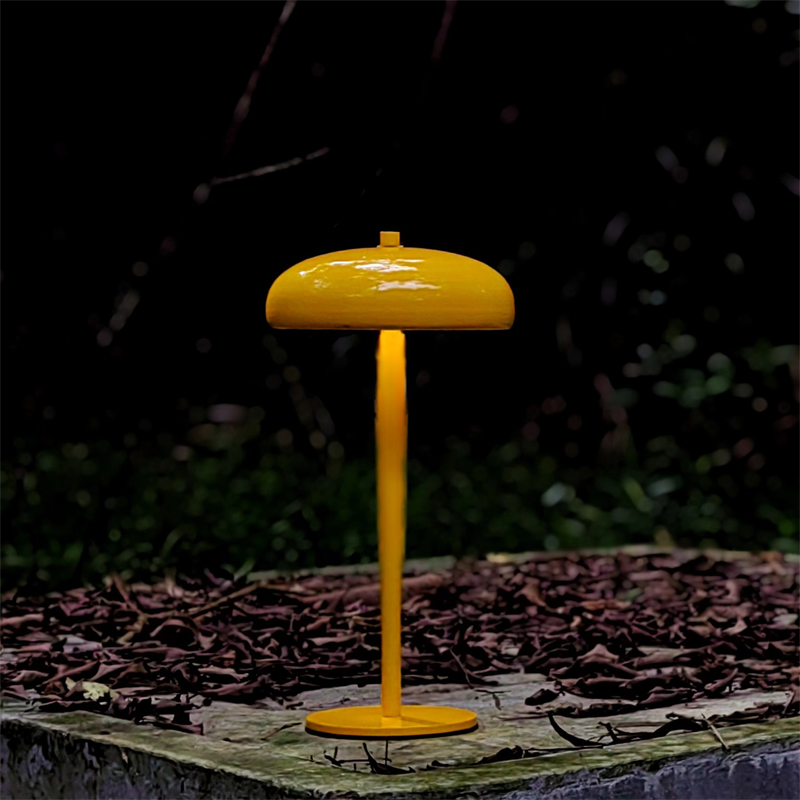 Yellow Desk Setup - Cmoonfall recarregável nordic led cama lado