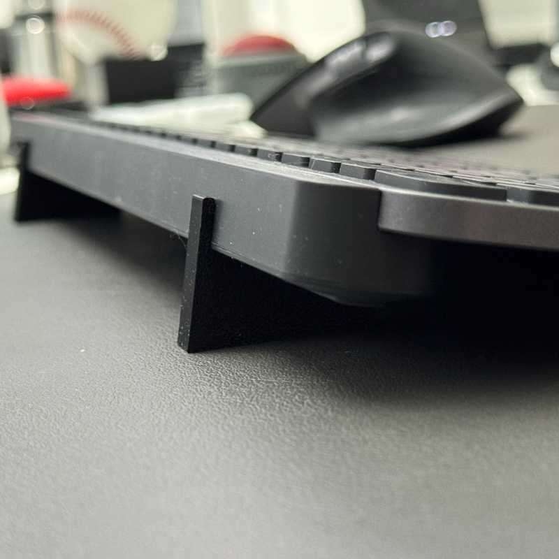 Ergonomic Desk Setup Keyboard - Suporte Ergonômico para Teclado, Apoio Elevado