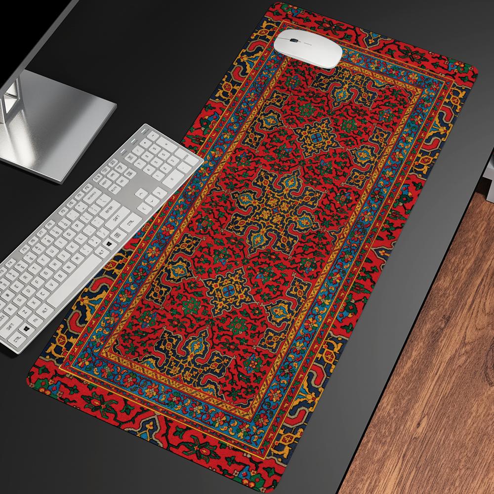 Desk Setup Red - Mousepad de Velocidade Vermelho com Estampa