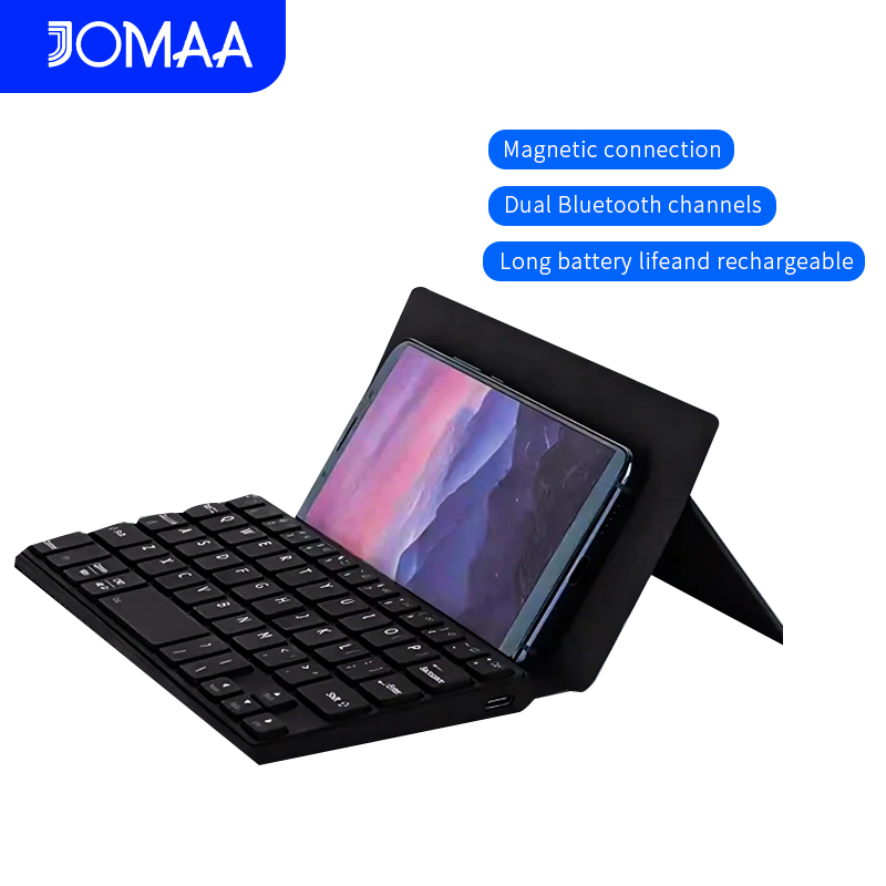 Desk Setup Ipad - Mini Teclado Bluetooth Dobrável Portátil Sem