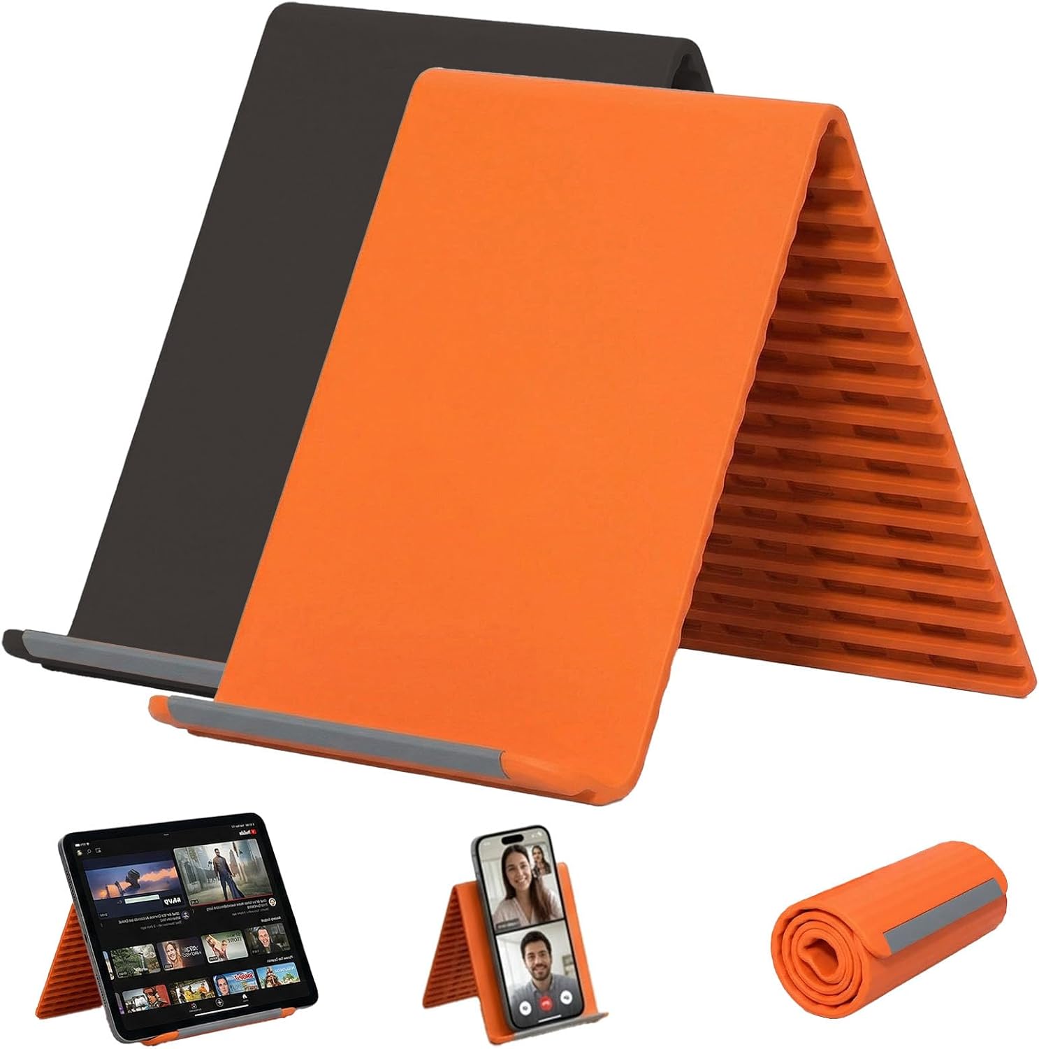 Desk Setup Stand - Suporte portátil de silicone para celular,