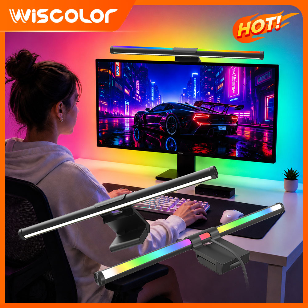 Desk Setup Rgb - Barra de Luz Wi-Fi para Monitor,