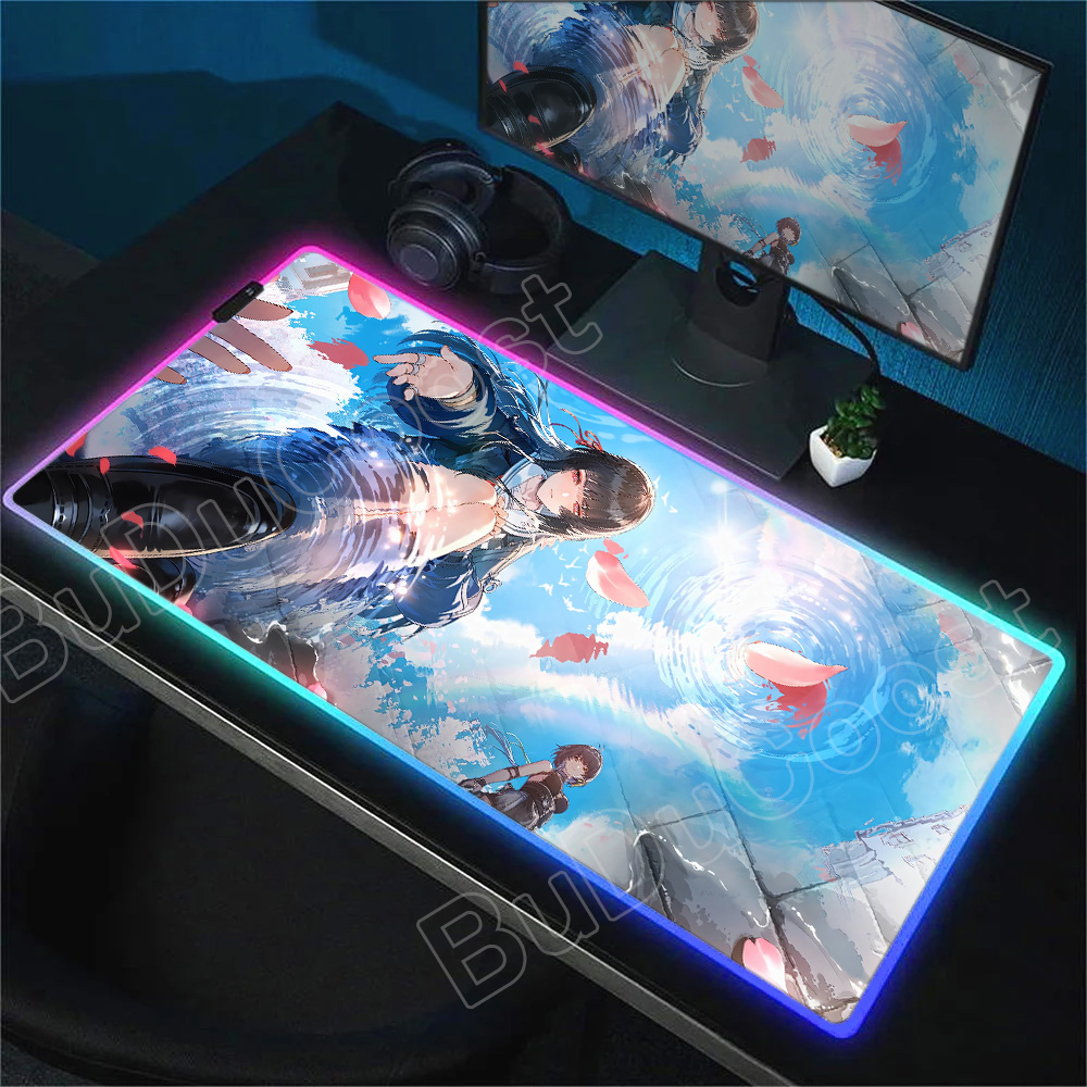 Desk Setup Rgb - Novo rgb jk menina chisa mouse