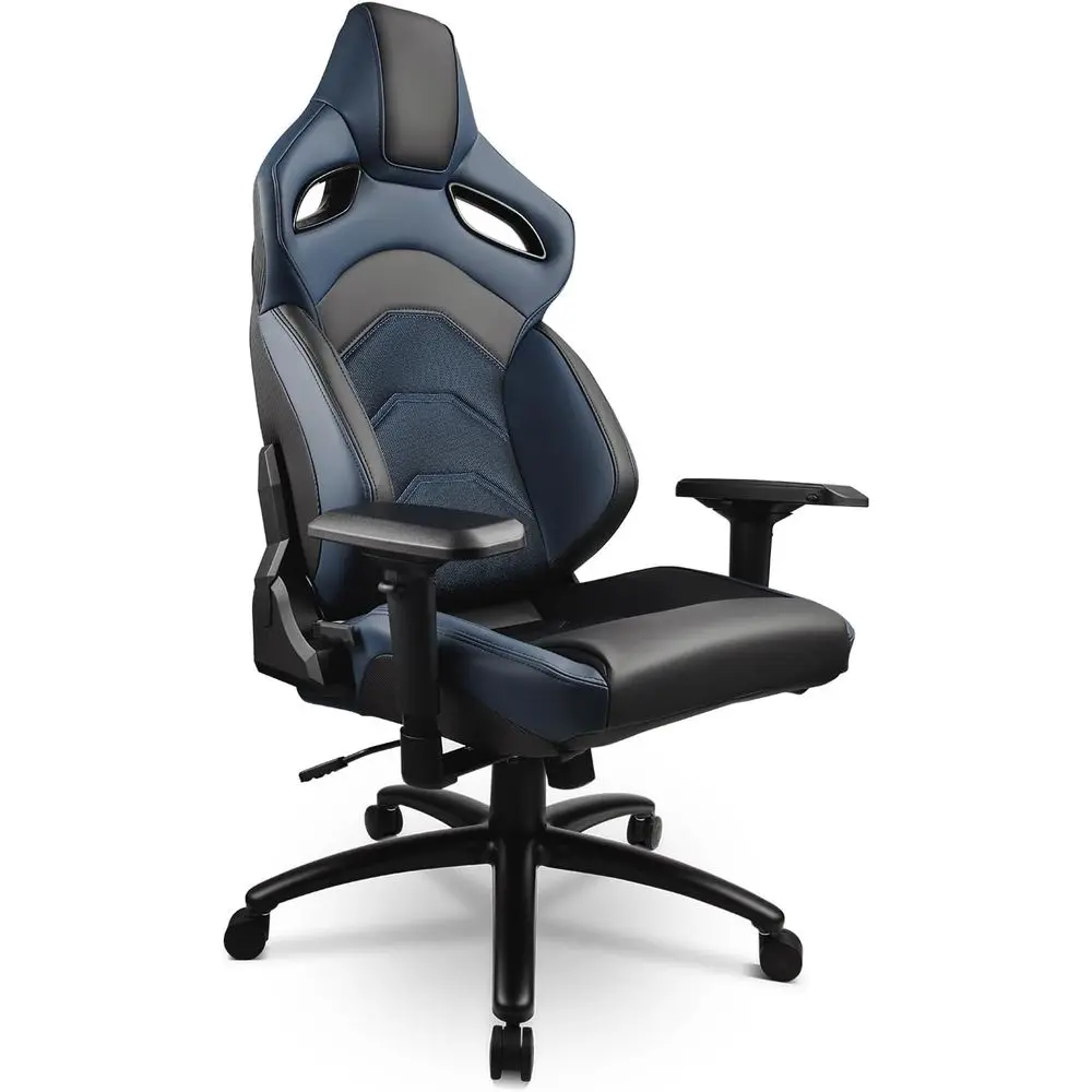 Desk Setup Or Set Up - Assentos Esportivos Reclináveis em PVC, Azul