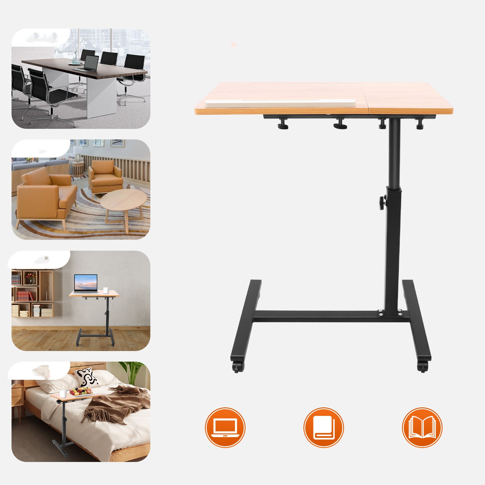 Mesa para laptop móvel ajustáv - Desk Setup Ideas avaliação e preço