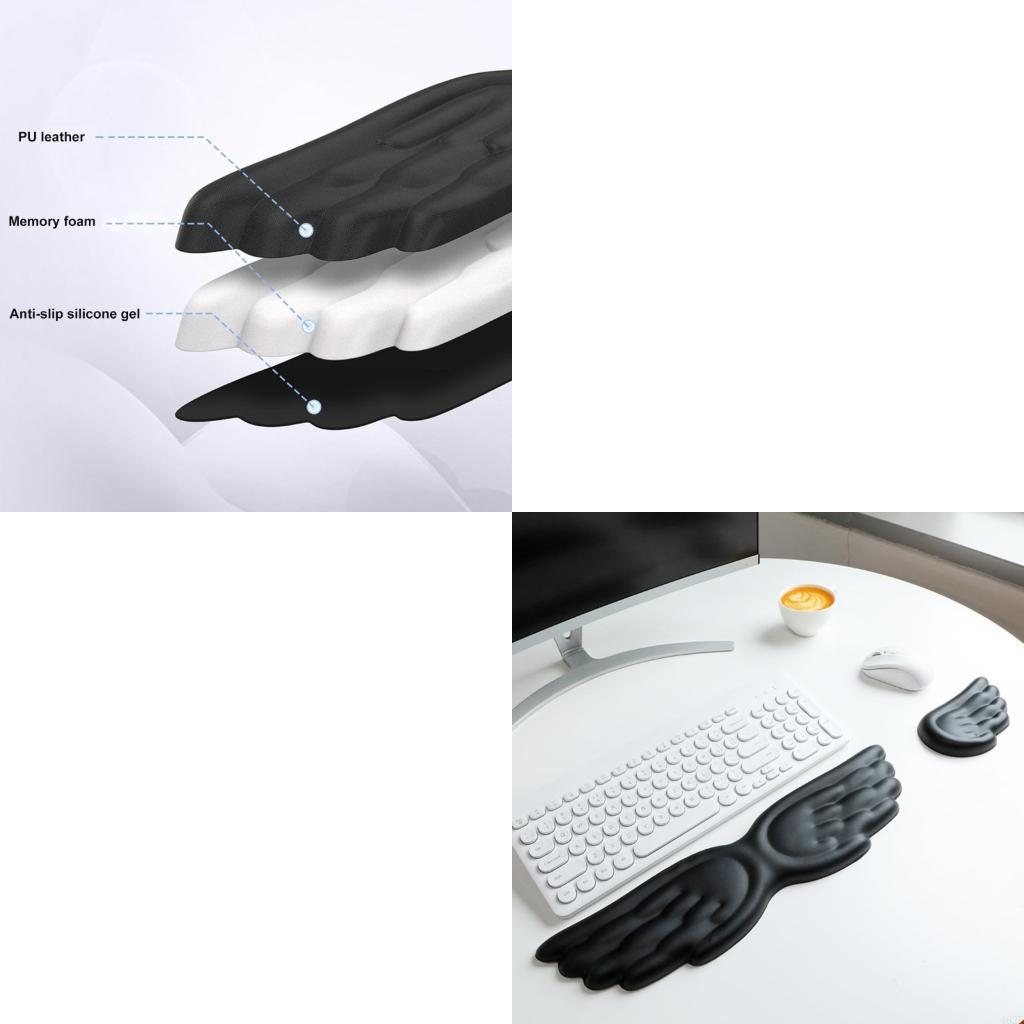 462e macio silicone anjo tecla - Ergonomic Desk Setup Keyboard avaliação e preço