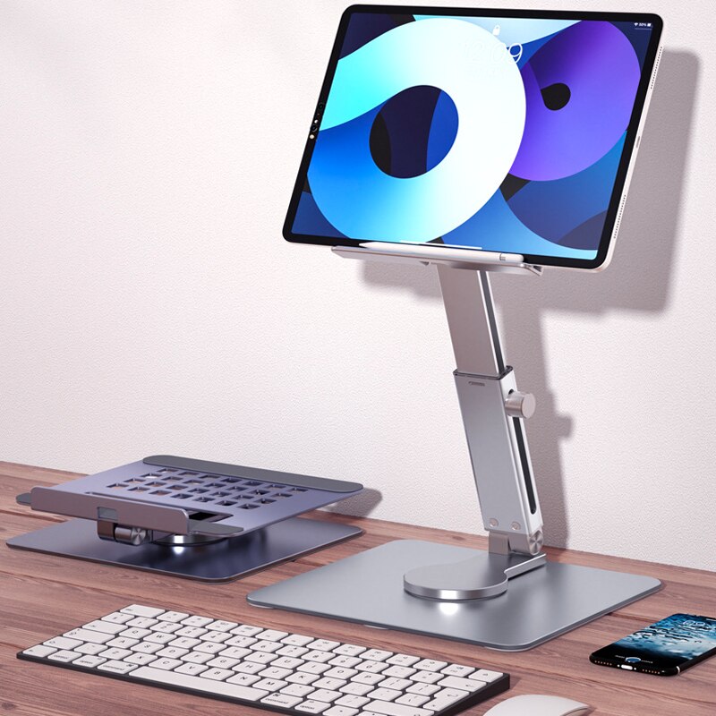 Suporte para tablet de alumíni - Desk Setup Ipad avaliação e preço