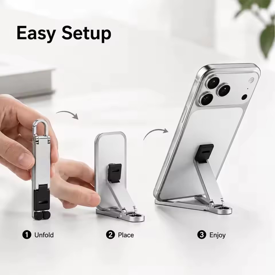 Suporte de Telefone Dobrável p - Desk Setup Stand avaliação e preço
