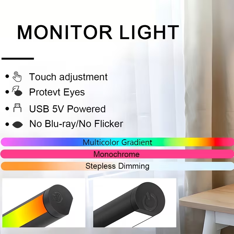 Barra de Luz LED para Monitor  - Desk Setup Computer avaliação e preço