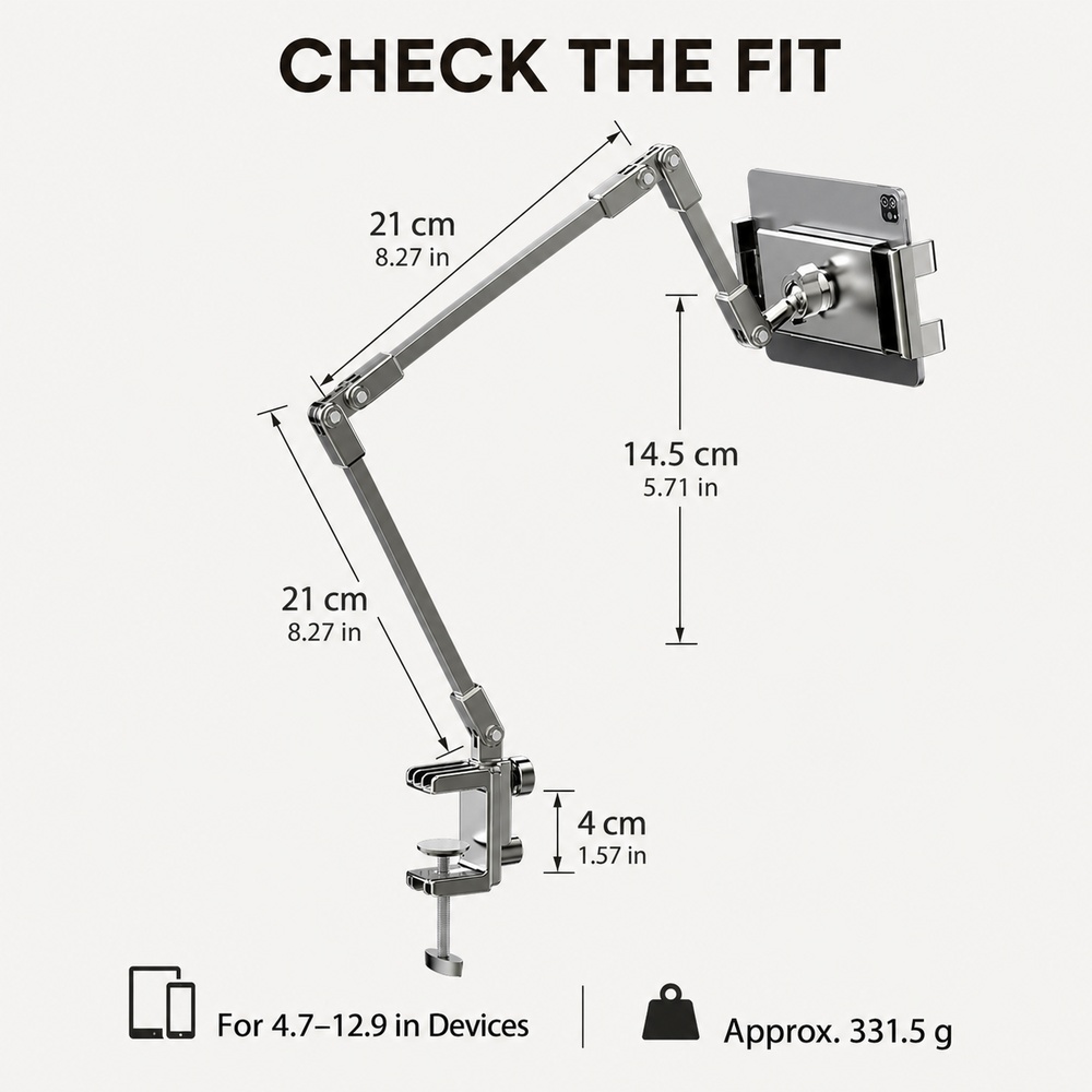 Suporte de Telefone Ajustável  - Desk Setup Stand avaliação e preço