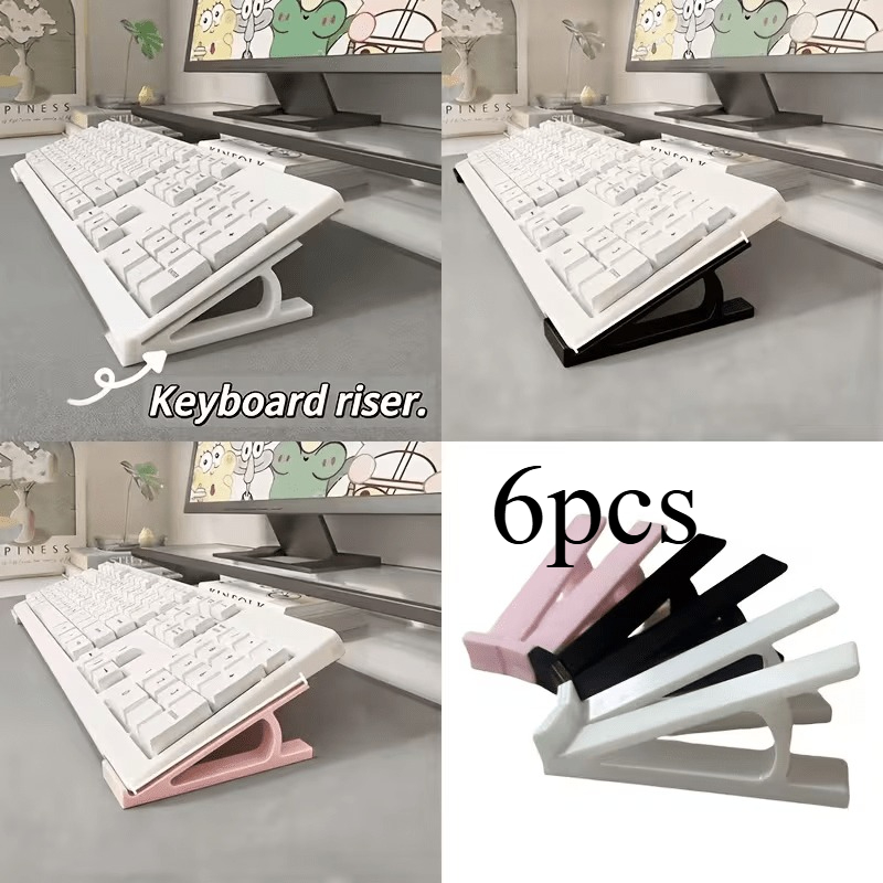 6 unidades de suporte ergonómi - Ergonomic Desk Setup Keyboard avaliação e preço