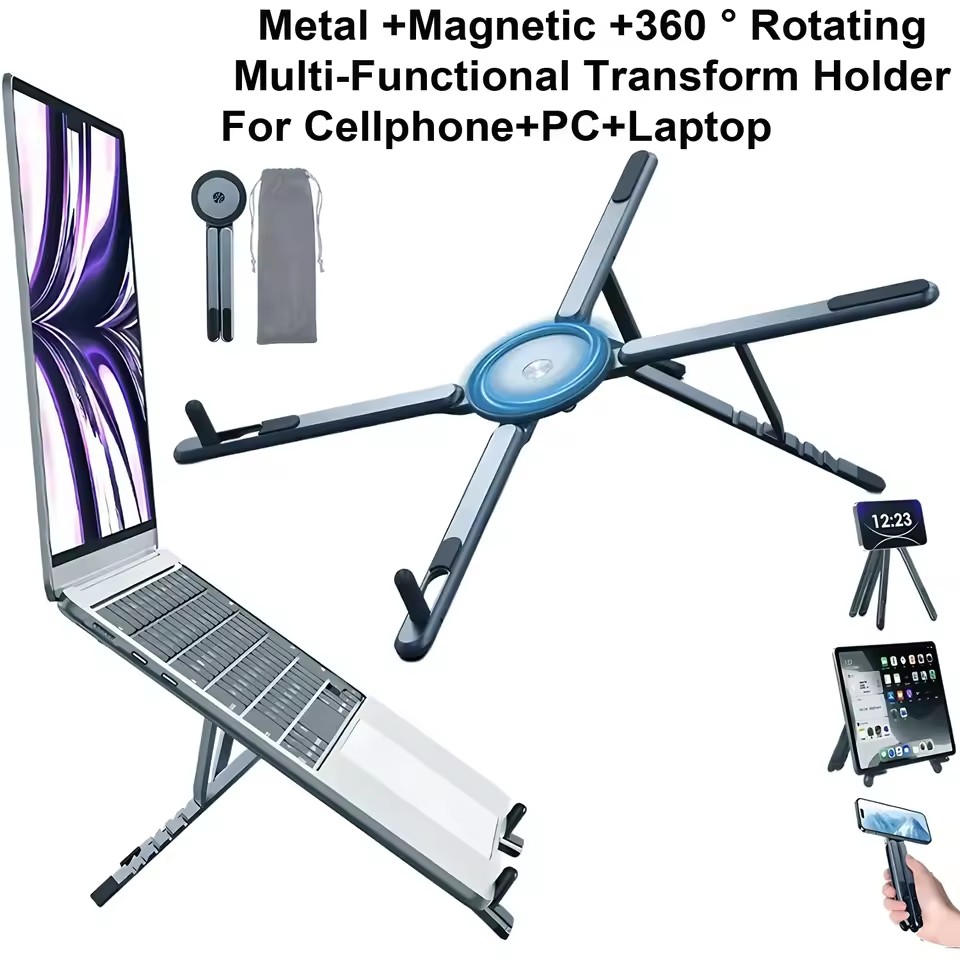 Suporte Magnético Portátil par - Desk Setup Stand avaliação e preço