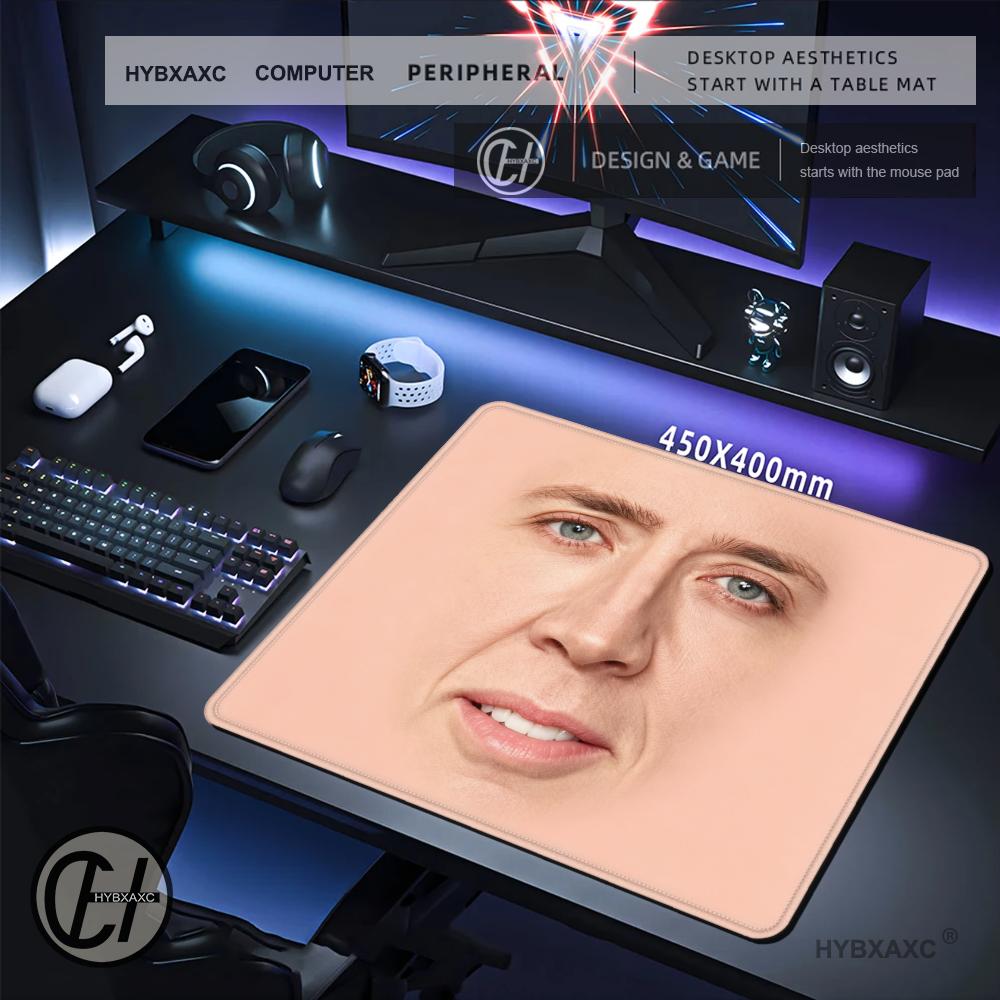 Mousepad HYBXAXC Nicolas Cage  - Desk Setup Or Set Up avaliação e preço