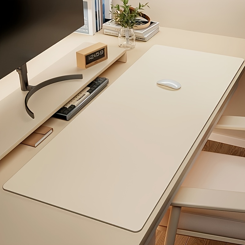 1pc grande mouse pad de couro  - Desk Setup Rug avaliação e preço