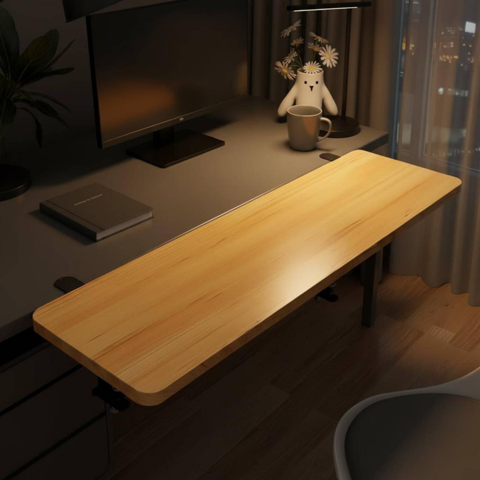 Prateleira de Mesa Dobrável, M - Ergonomic Desk Setup Keyboard avaliação e preço