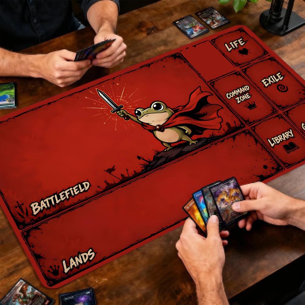 Tapete de Jogo Red Cape Sword  - Desk Setup Red avaliação e preço
