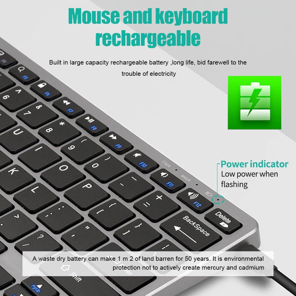 Teclado sem fio bluetooth 5.0  - Desk Setup Ipad avaliação e preço