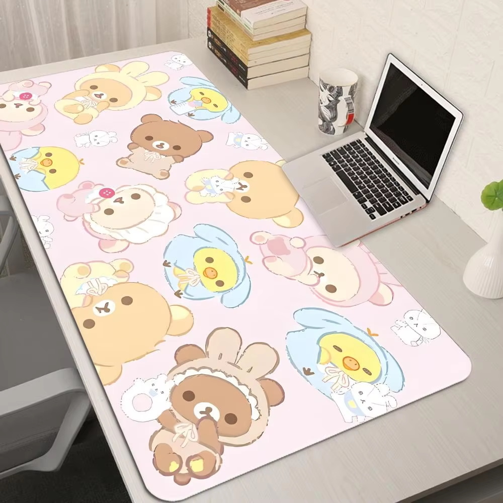 Xxl dos desenhos animados rosa - Yellow Desk Setup avaliação e preço