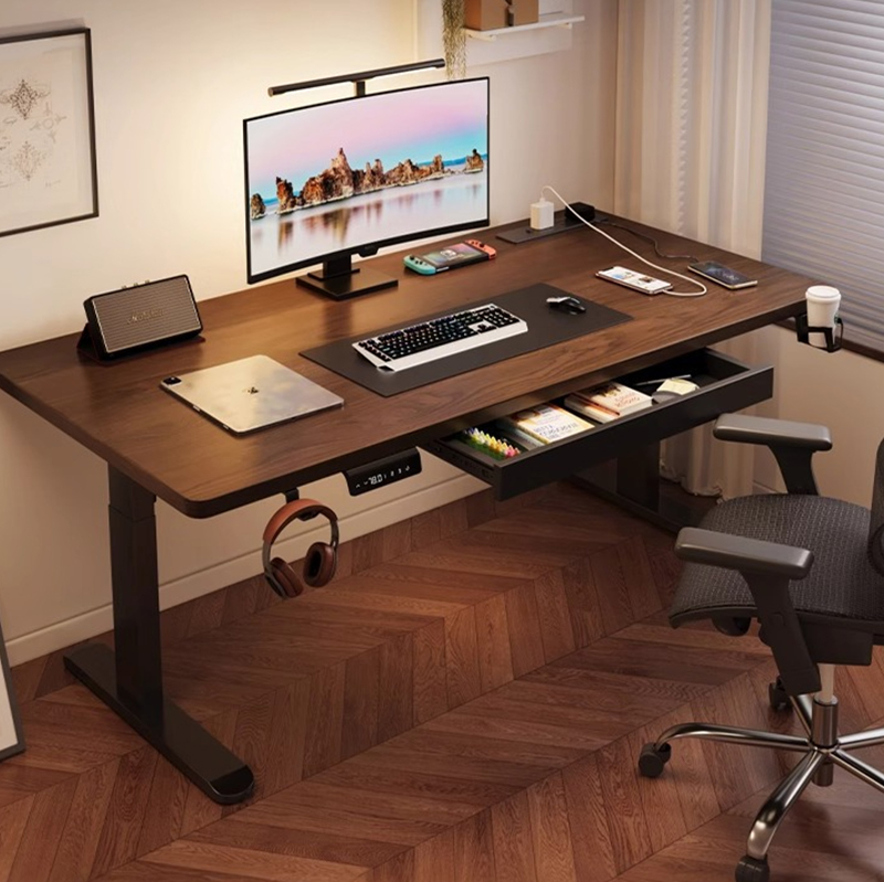 Mesa Elétrica Moderna com Dois - Desk Setup Bedroom avaliação e preço