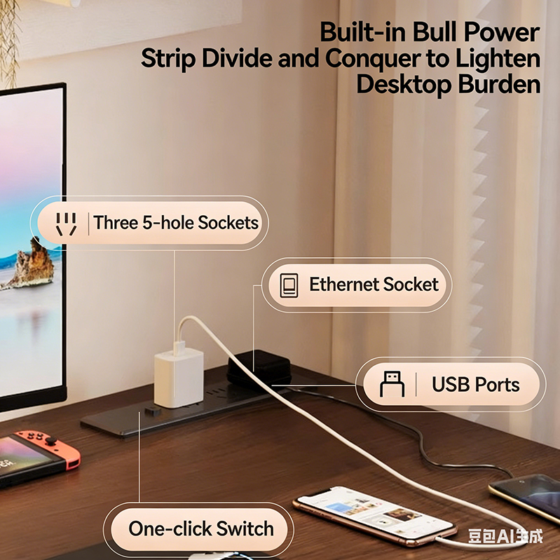 Mesa Elétrica Moderna com Dois - Desk Setup Bedroom avaliação e preço