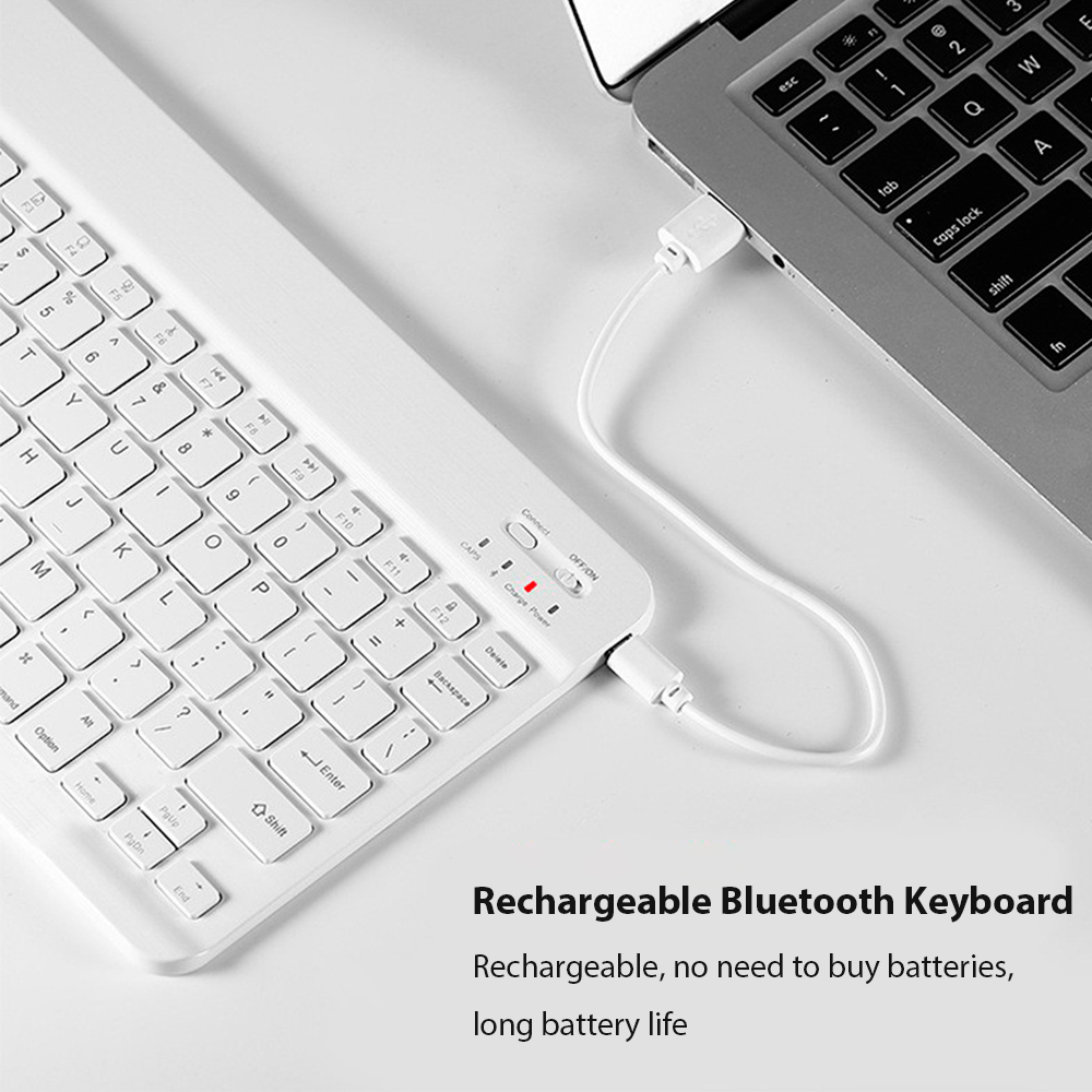 Teclado sem fio bluetooth univ - Desk Setup Ipad avaliação e preço