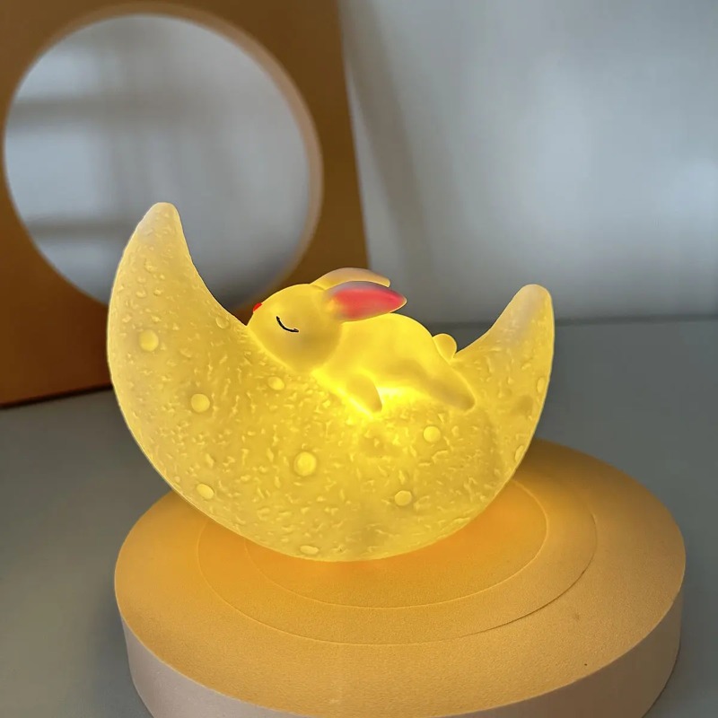 Luz noturna luz do sono lua co - Yellow Desk Setup avaliação e preço