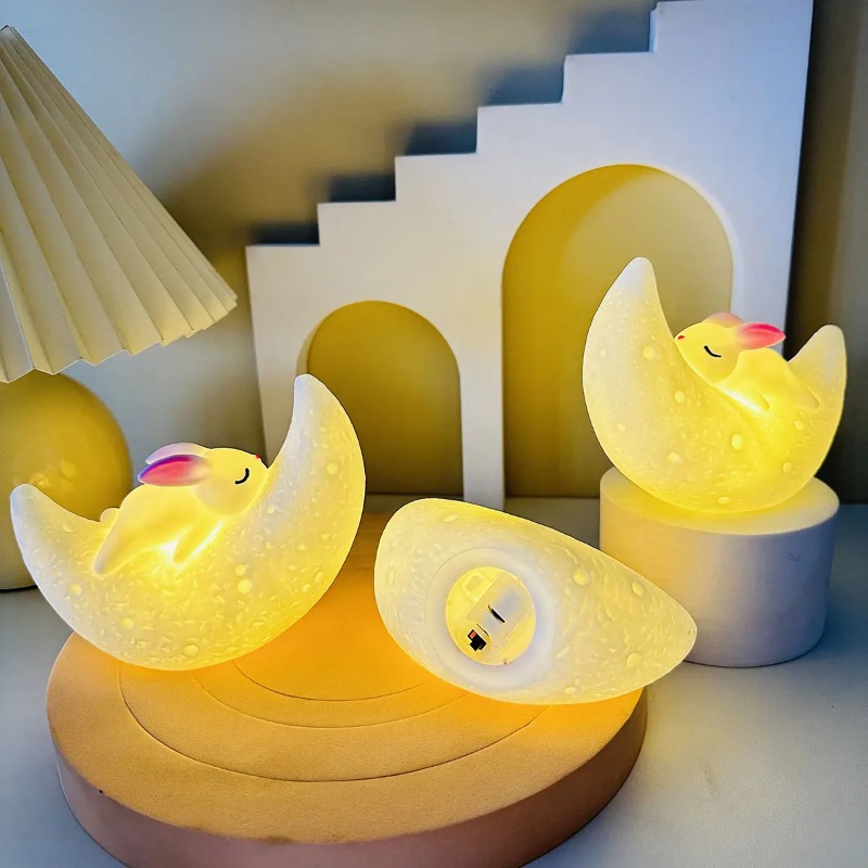 Luz noturna luz do sono lua co - Yellow Desk Setup avaliação e preço
