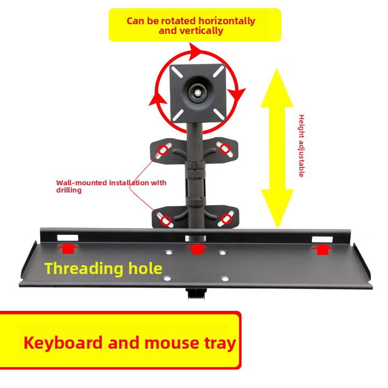 Suporte de Teclado de Parede A - Ergonomic Desk Setup Keyboard avaliação e preço