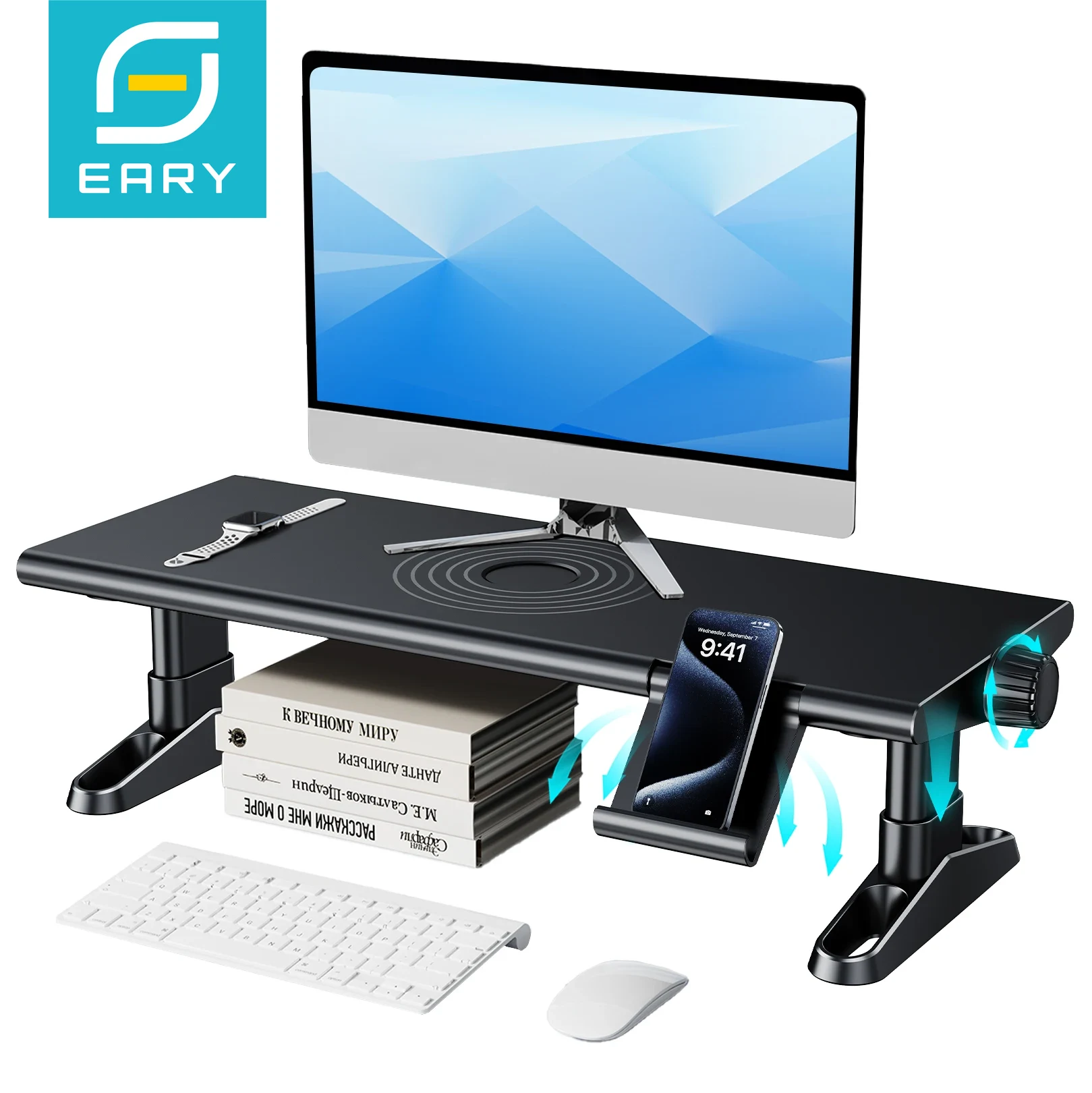 Eary-Monitor de Computador Sta - Desk Setup Computer avaliação e preço