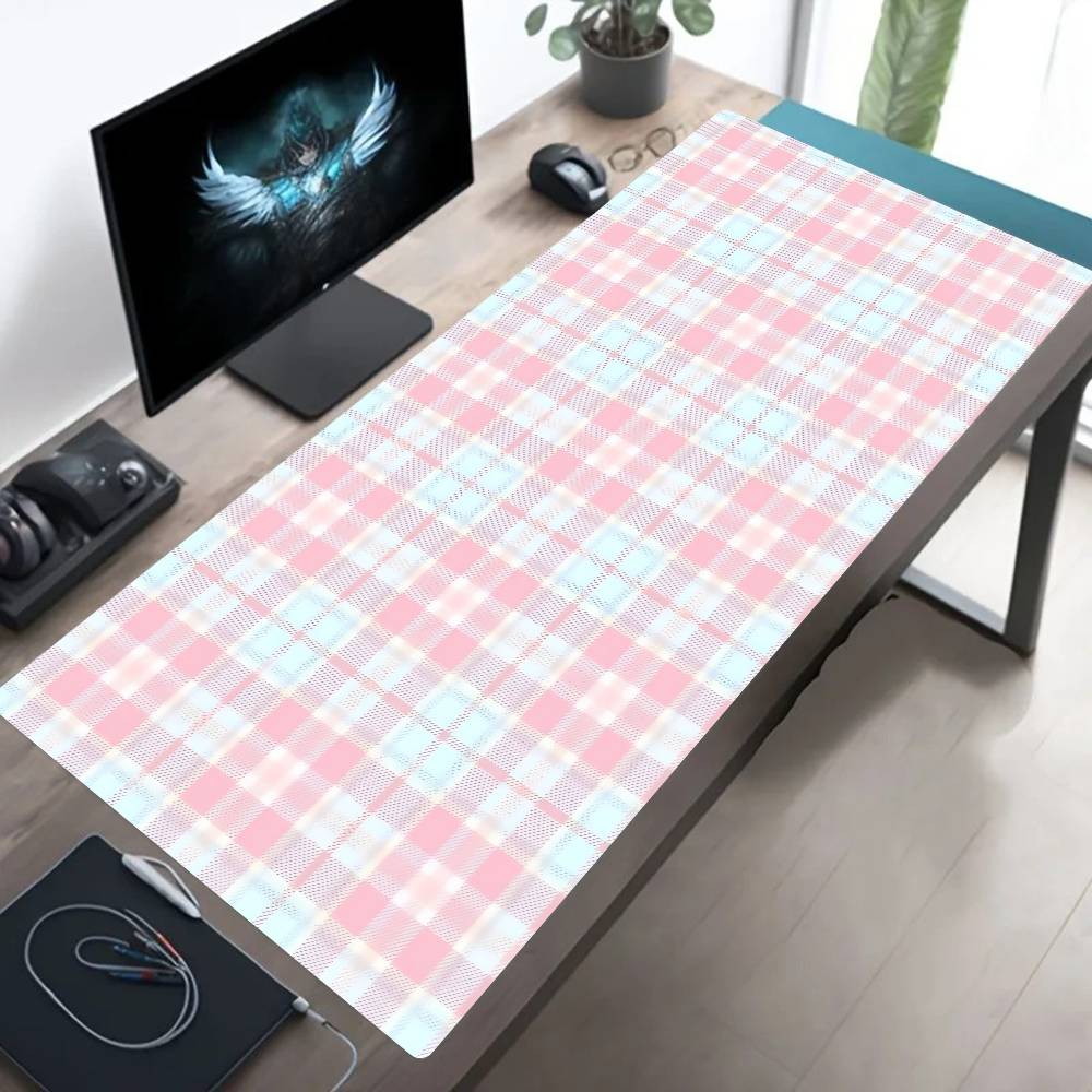 Tapete de mouse com padrão xad - Yellow Desk Setup avaliação e preço