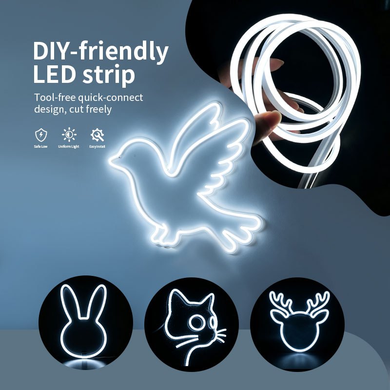 Fita de luzes neon com control - Desk Setup Led Strip avaliação e preço
