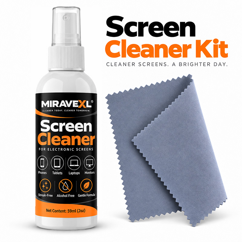 Kit de limpeza de ecrãs MIRAVE - Monitor Cleaning Kit avaliação e preço