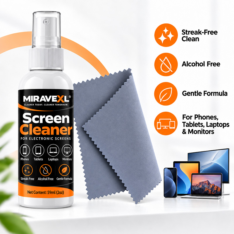 Kit de limpeza de ecrãs MIRAVE - Monitor Cleaning Kit avaliação e preço