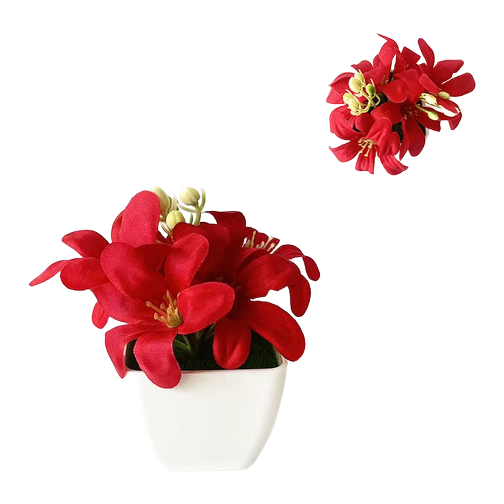 Planta Artificial de Lírio em  - Desk Setup Red avaliação e preço