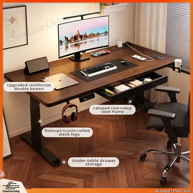Mesa de Jogos Elétrica Ajustáv - Desk Setup Rgb avaliação e preço