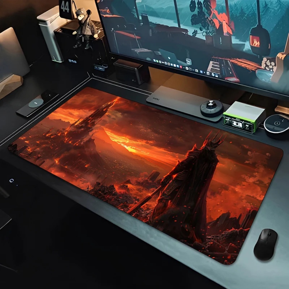Mouse Pad Grande Vintage com P - Desk Setup Red avaliação e preço