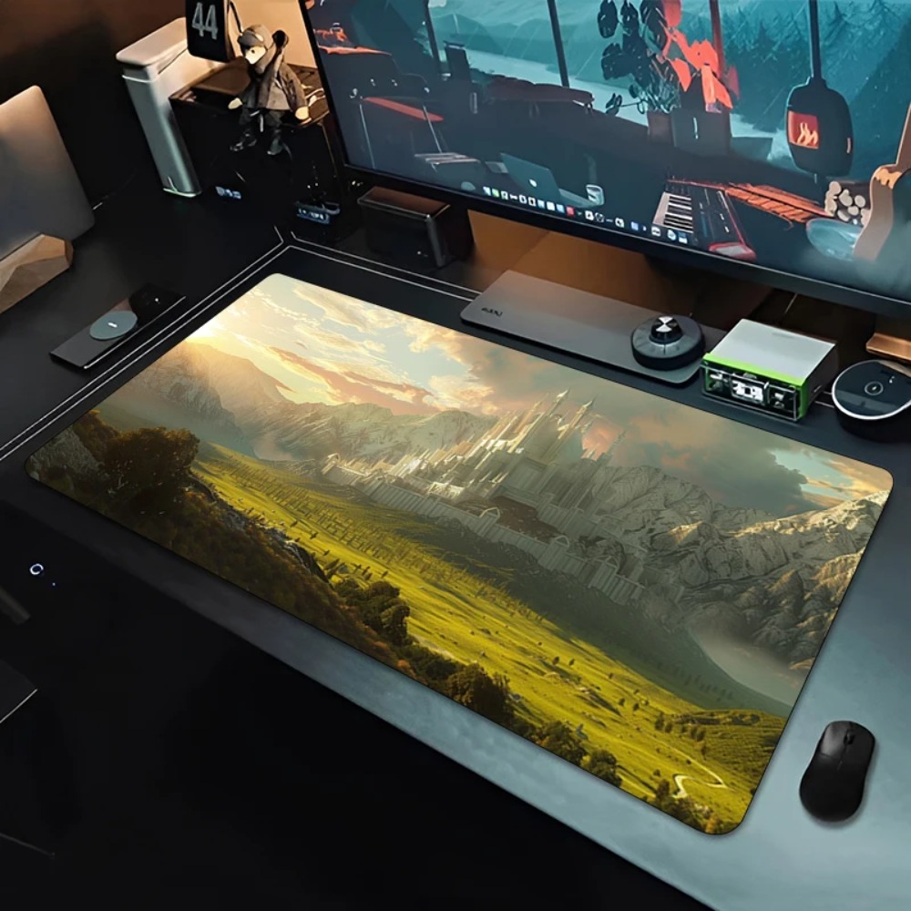 Mouse Pad Grande Vintage com P - Desk Setup Red avaliação e preço