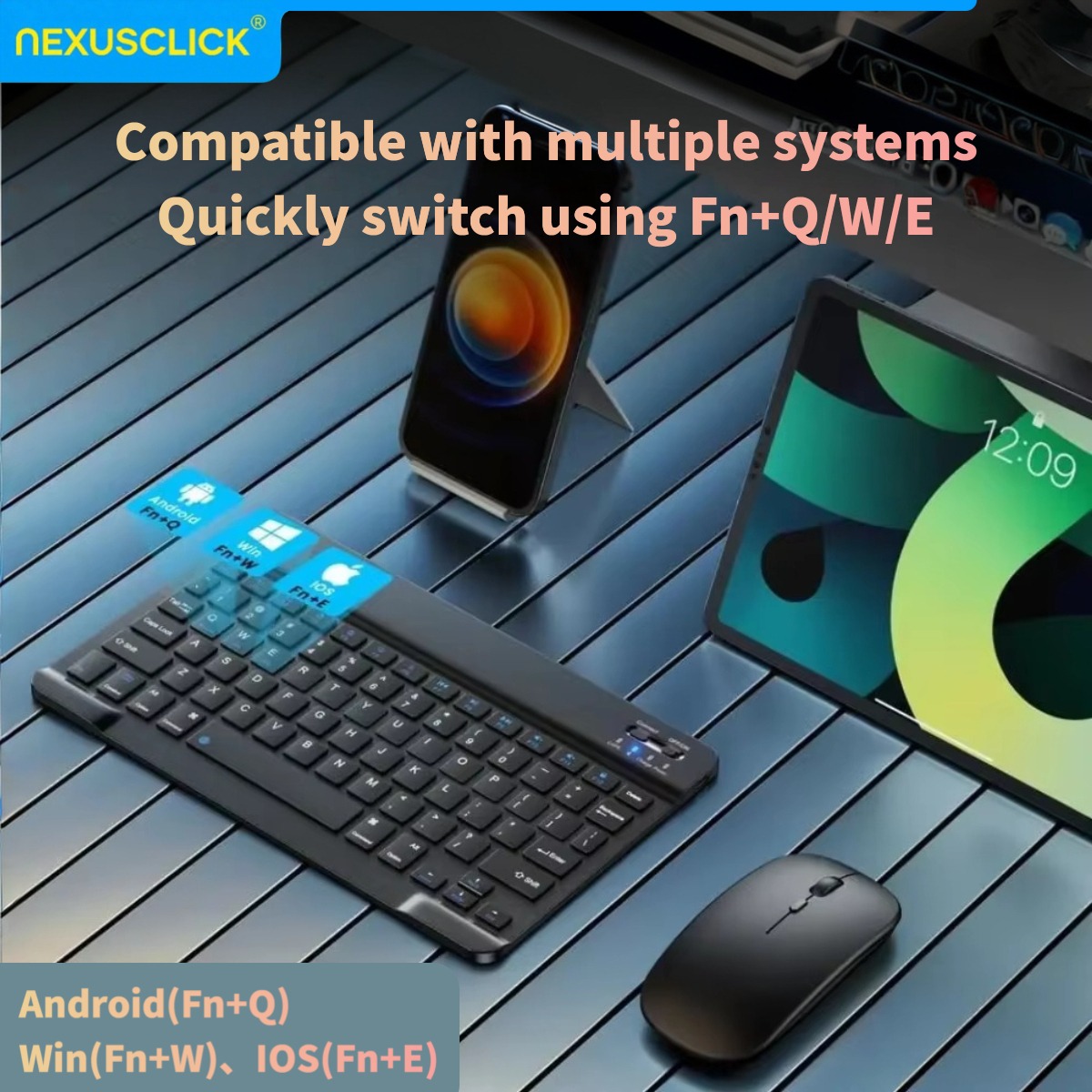 Teclado Bluetooth Sem Fio Nexu - Desk Setup Ipad avaliação e preço