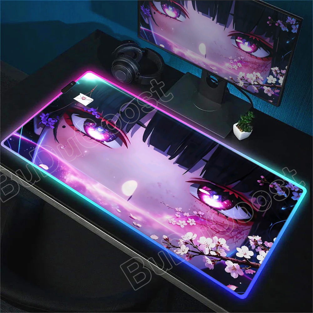 Novo rgb jk menina chisa mouse - Desk Setup Rgb avaliação e preço