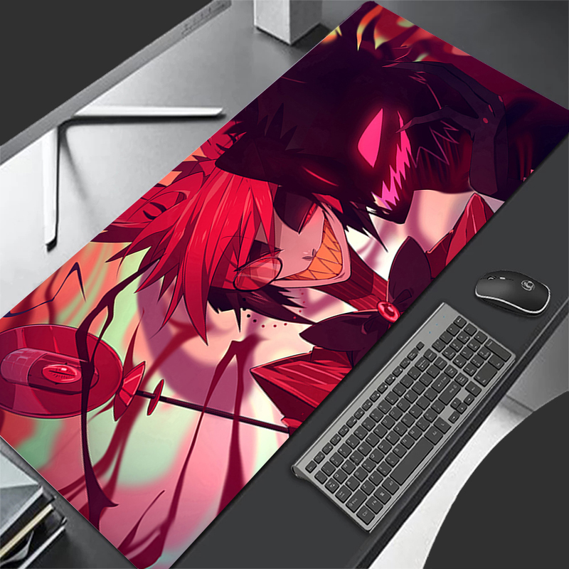 Anime vermelho estendido tapet - Desk Setup Red avaliação e preço