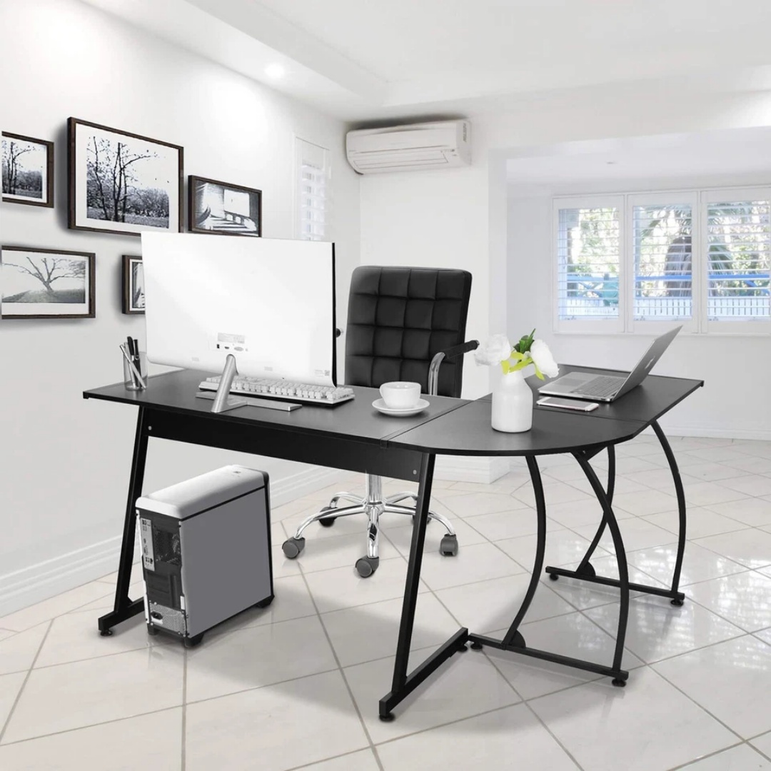 Mesa de jogos em formato de L  - Desk Setup Ideas avaliação e preço