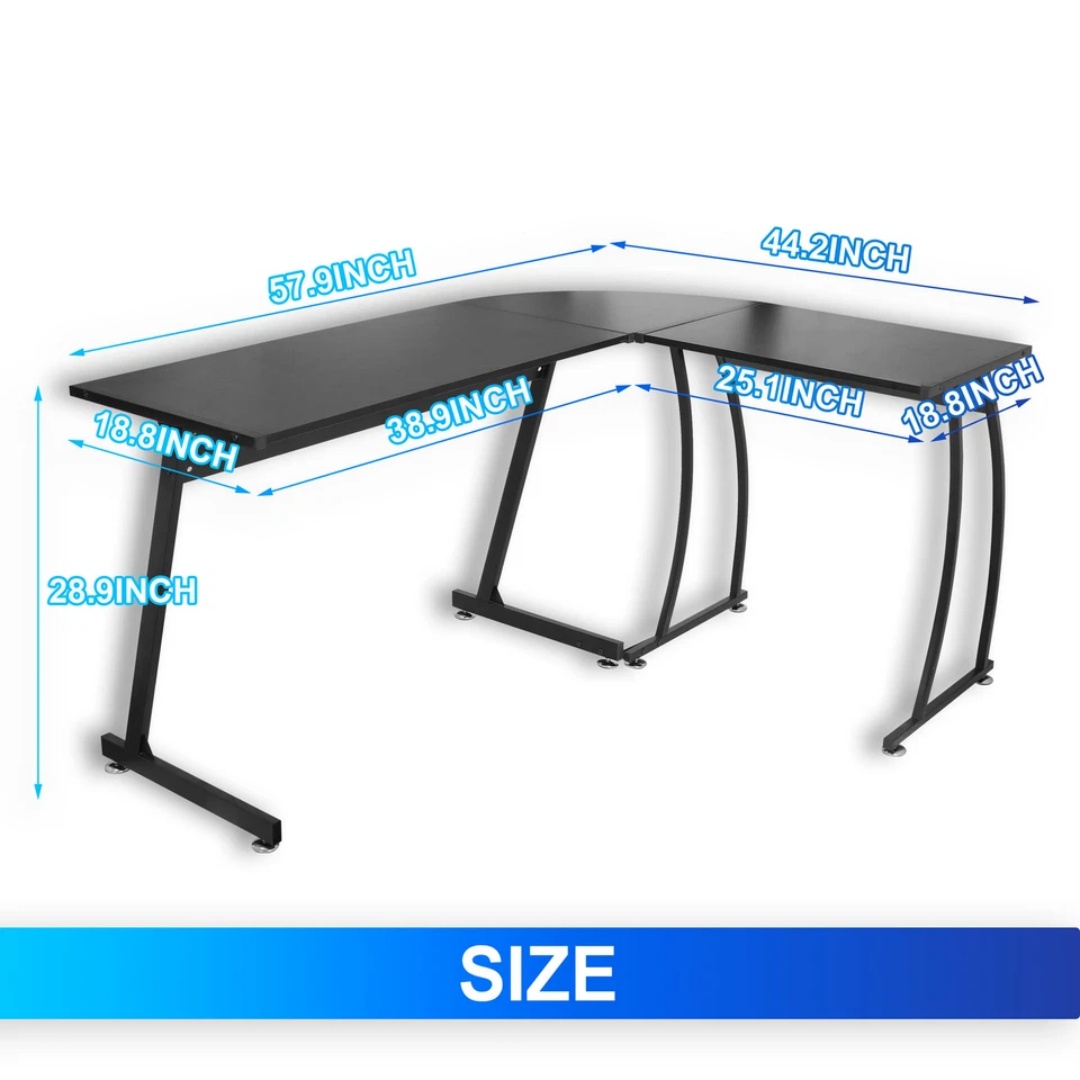 Mesa de jogos em formato de L  - Desk Setup Ideas avaliação e preço