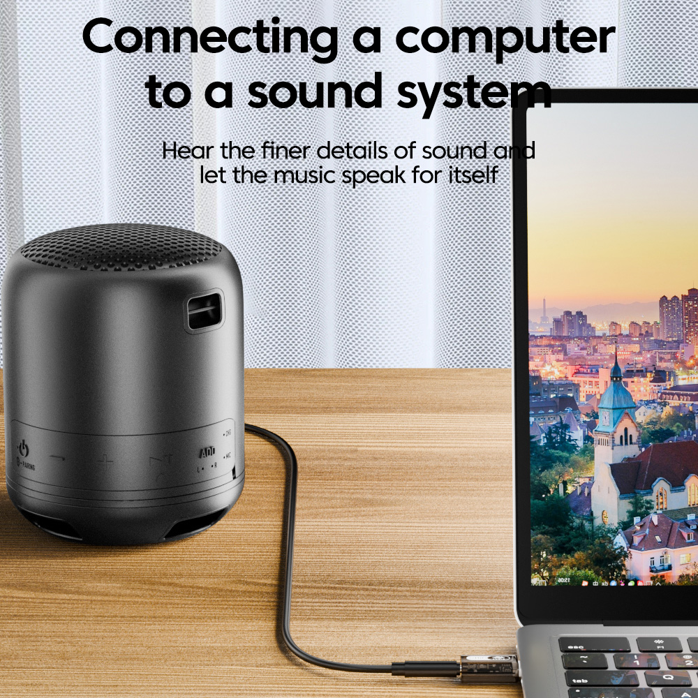 Adaptador de Áudio Plug and Pl - Desk Hifi Setup avaliação e preço